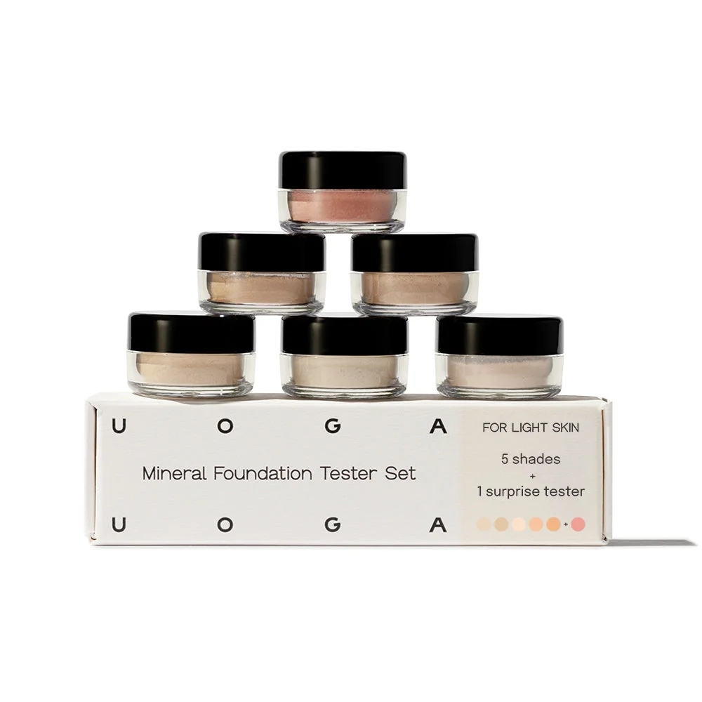 Uoga Uoga Mineralisches Puder-Make-up (0,7 g – Probe) 631 Neversleeping Beauty – zum Testen, 12 Farbtöne