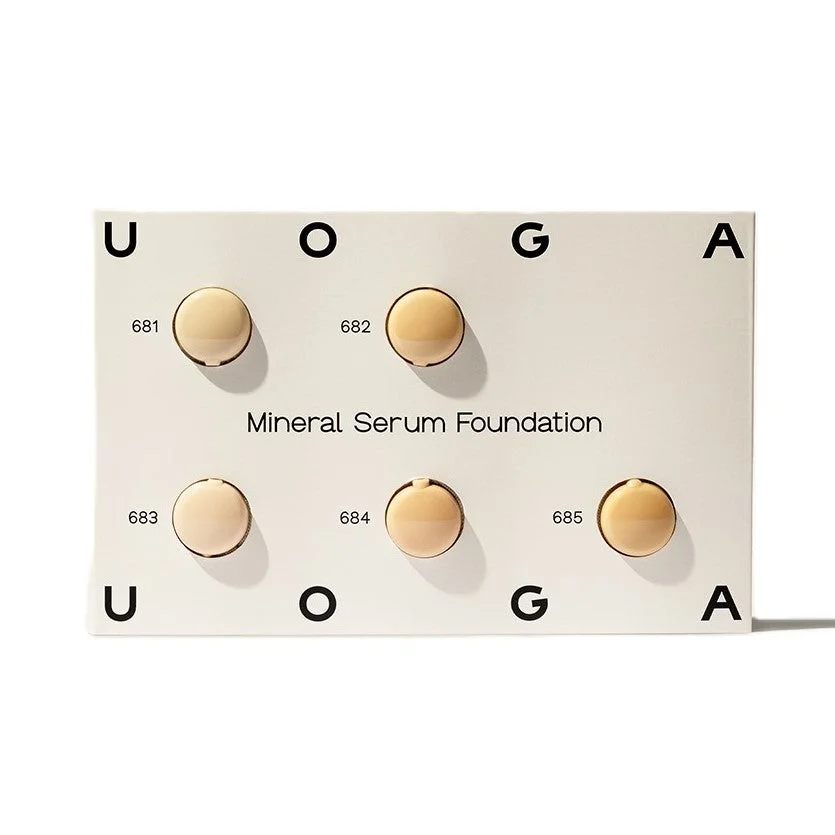 Uoga Uoga Tester-Set Flüssiges Mineral-Make-up und Serum LSF 20 BIO (10 x 1 ml) - 10 Make-up-Nuancen