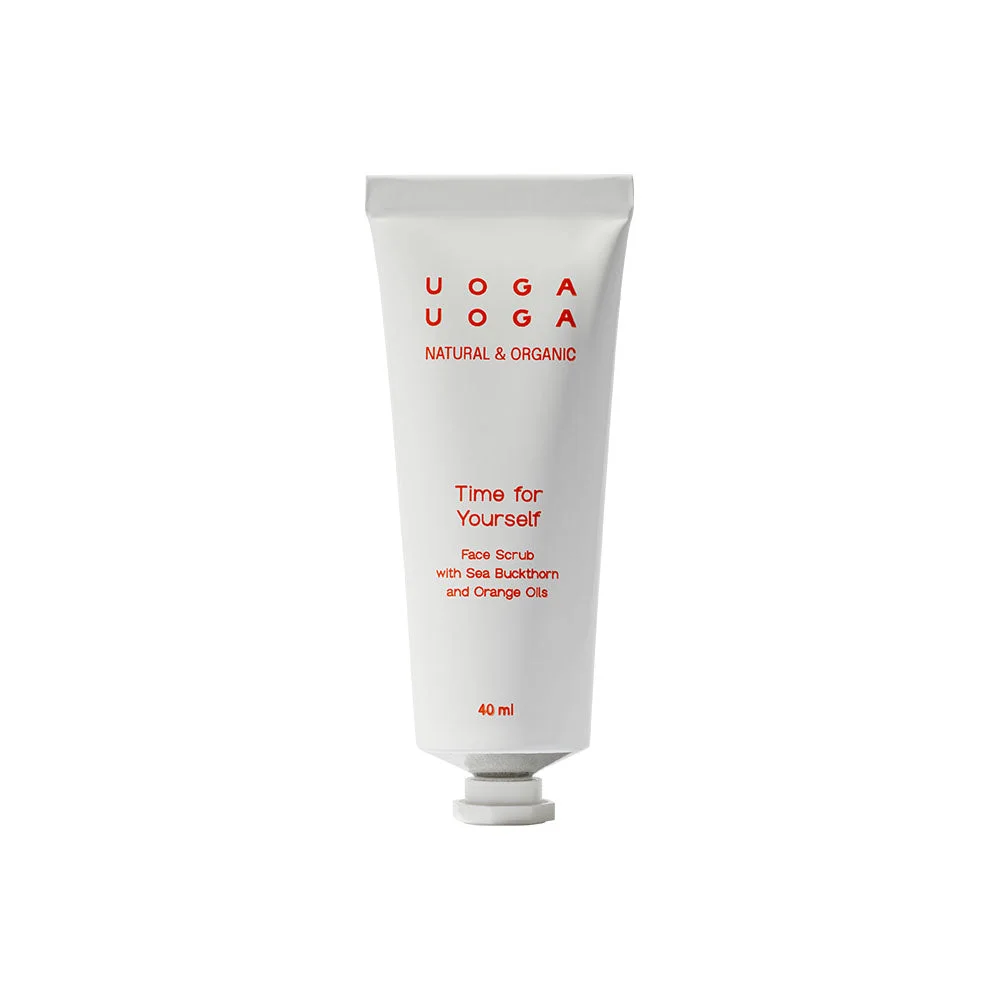 Uoga Uoga Nährendes Gesichtspeeling Time for Yourself mit Sanddorn (40 ml) - mit Süßorangenöl