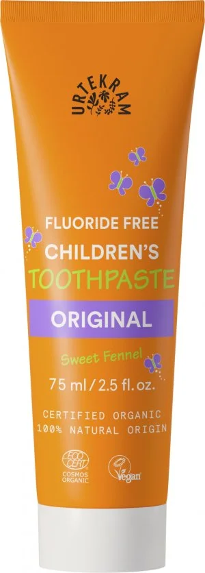 Urtekram Kinderzahnpasta mit Fenchel BIO (75 ml) – ohne Fluorid