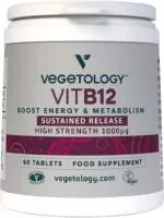 Vegetology Vegetology Vitamin B12 1000µg (Cyanocobalamin) allmähliche Freisetzung 60 Tabletten