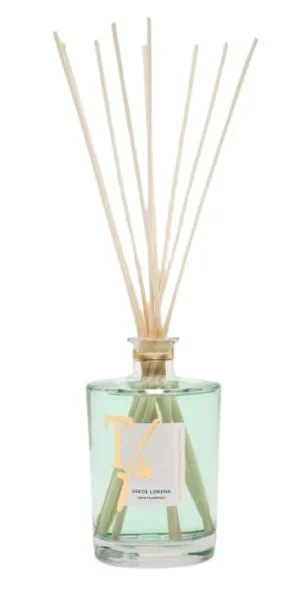VERDE LORENA STICKS 500 ML RAUMDUFT - TFU (10 natürliche Bambusstäbchen, 36 cm, enthalten)