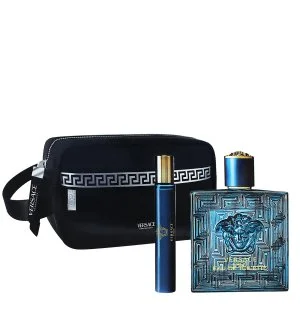 Versace Eros Geschenkset + Eau de Toilette 10 ml + Kosmetiktasche Eau de Toilette für Herren