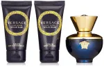Dylan Blue Pour Femme Geschenkset für Damen Eau de Parfum 50 ml + Körperlotion 50 ml + Duschgel 50 ml 50 ml + tělové mléko 50 ml + sprchový gel 50 ml