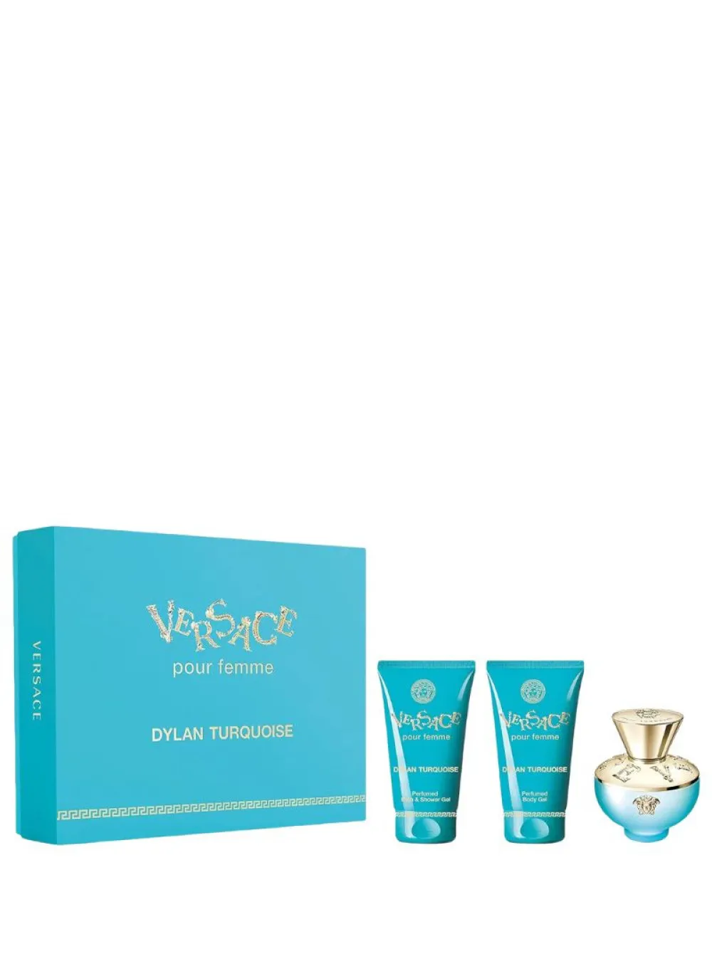 Dylan Turquoise Geschenkset für Damen Eau de Toilette 50 ml + Duschgel 50 ml + Körperlotion 50 ml 50 ml + sprchový gel 50 ml + tělové mléko 50 ml