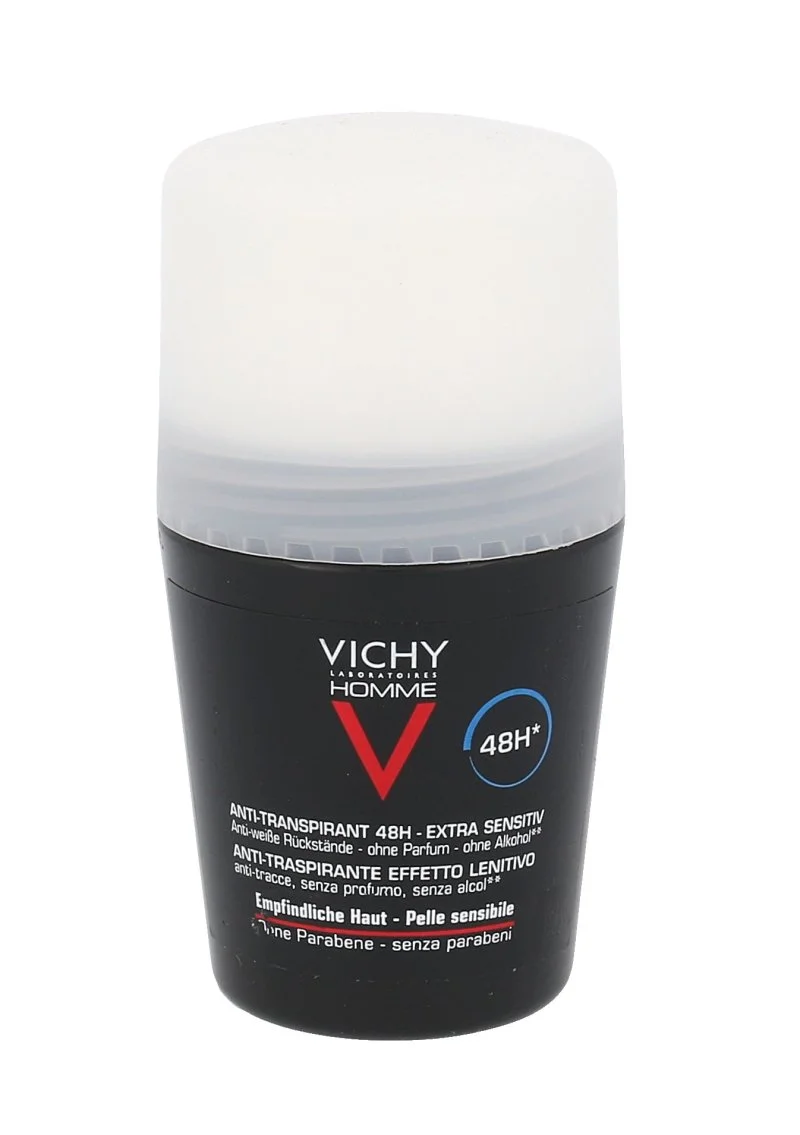 Homme Anti-Perspirant 48H Extra Sensitive Roll-on-Antitranspirant für empfindliche Haut für Männer 50 ml