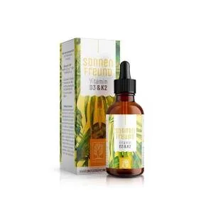 Naturtreu Vitamin D3 K2 MK7 vegane Tropfen, 30 ml
