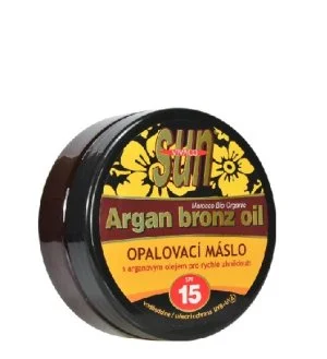 Vivaco SUN Argan Bronz Oil Sonnenbutter mit Bio-Arganöl SPF 15