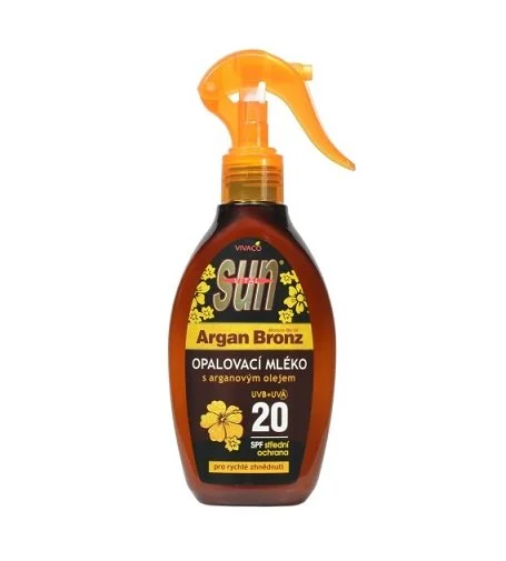 Sun Argan Bronz Sonnenmilch mit Arganöl SPF 20 200 ml