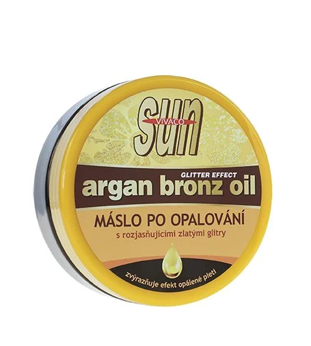 SUN Argan Bronz Oil glanzverleihende After-Sun-Butter mit Bio-Arganöl 200 ml