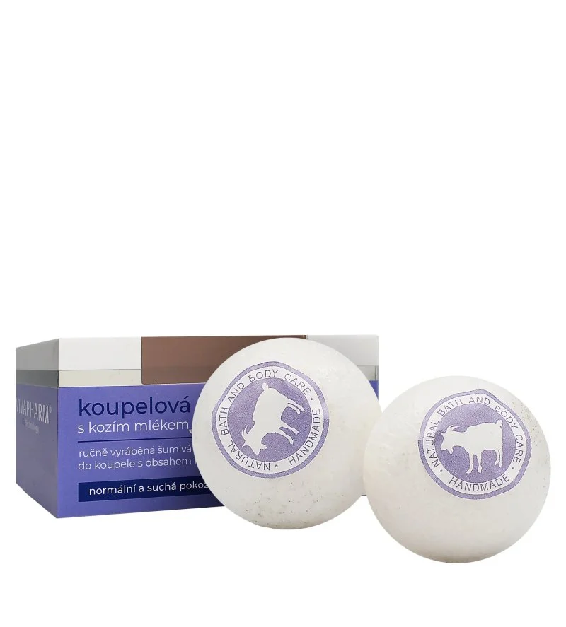 Ziegen-Badebombe mit Ziegenmilch 2 x 75 g