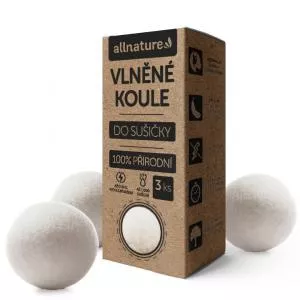 Allnature Wollkugeln für Trockner 3 Stück