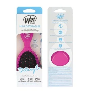 Wet Brush Mini-Detangler Haarbürste Pink