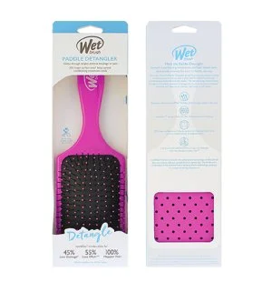 Wet Brush Paddle Detangler Haarbürste Pink