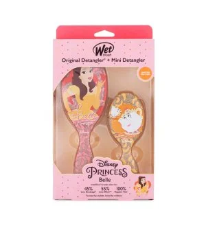 Wet Brush Disney Princess Belle Kit Geschenkset Haarbürste Original Detangler + Haarbürste Mini Detangler