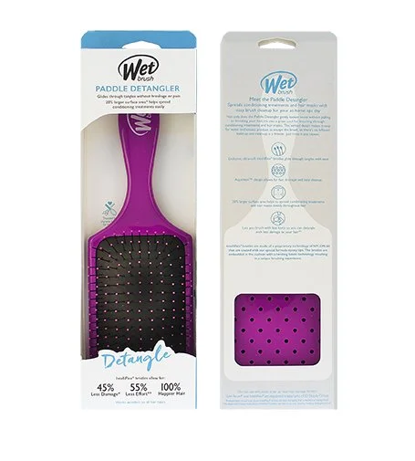 Paddle Detangler Haarbürste Purple