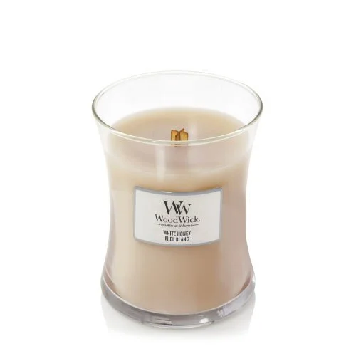 White Honey Duftkerze mit Holzdocht 275 g