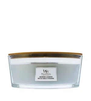 WoodWick Sagewood & Seagrass Duftkerze mit Holzdocht 453,6 g
