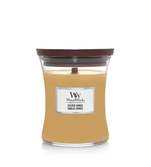 Woodwick Gilded Sands Duftkerze mit Holzdocht für Frauen