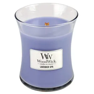 WoodWick Lavender Spa Duftkerze mit Holzdocht für Frauen