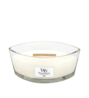 WoodWick Linen Duftkerze mit Holzdocht 453,6 g