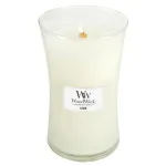 WoodWick Linen Duftkerze mit Holzdocht 609,5 g