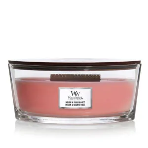 WoodWick Melon & Pink Quartz Duftkerze mit Holzdocht 453,6 g