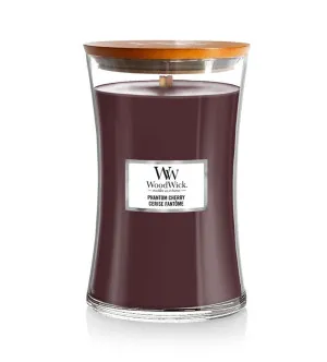Woodwick Phantom Cherry Duftkerze mit Holzdocht 609,5 g