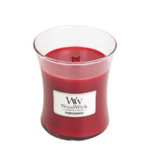 WoodWick Pomegranate Duftkerze mit Holzdocht für Frauen
