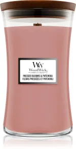 Pressed Blooms & Patchouli Duftkerze mit Holzdocht 609,5 g
