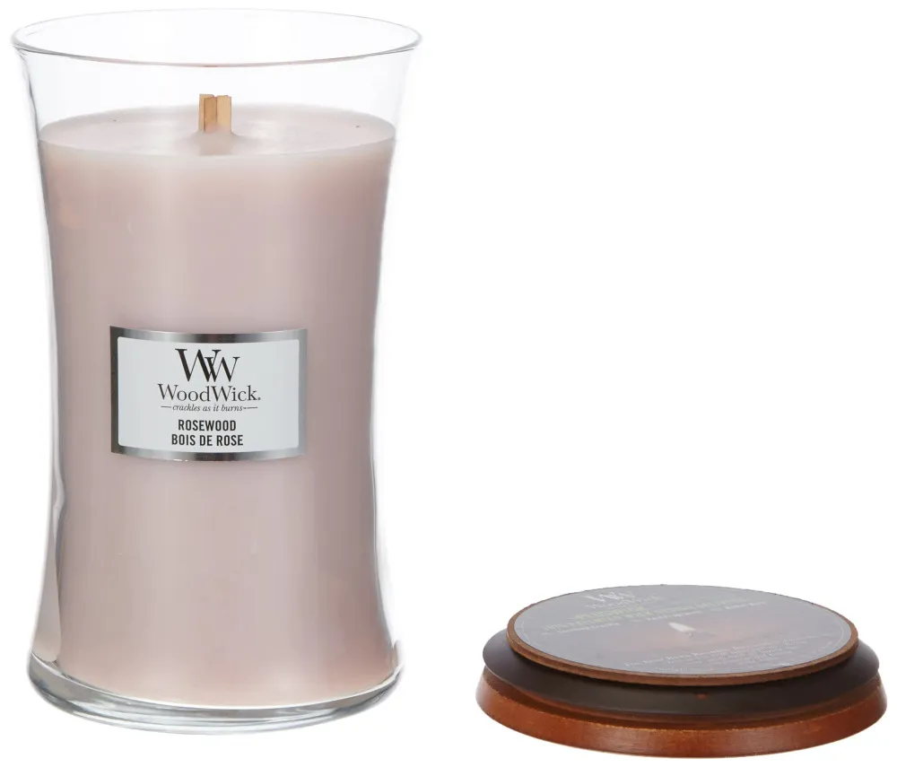 Rosewood Duftkerze mit Holzdocht 275 g