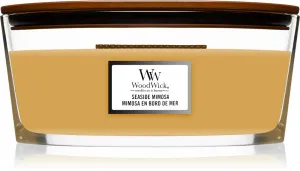 WoodWick Seaside Mimosa Duftkerze mit Holzdocht 453,6 g