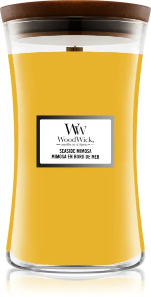 WoodWick Seaside Mimosa Duftkerze mit Holzdocht 609,5 g