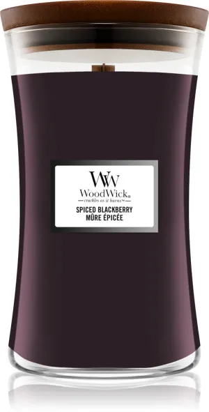 WoodWick Spiced Blackberry Duftkerze mit Holzdocht 609,5 g