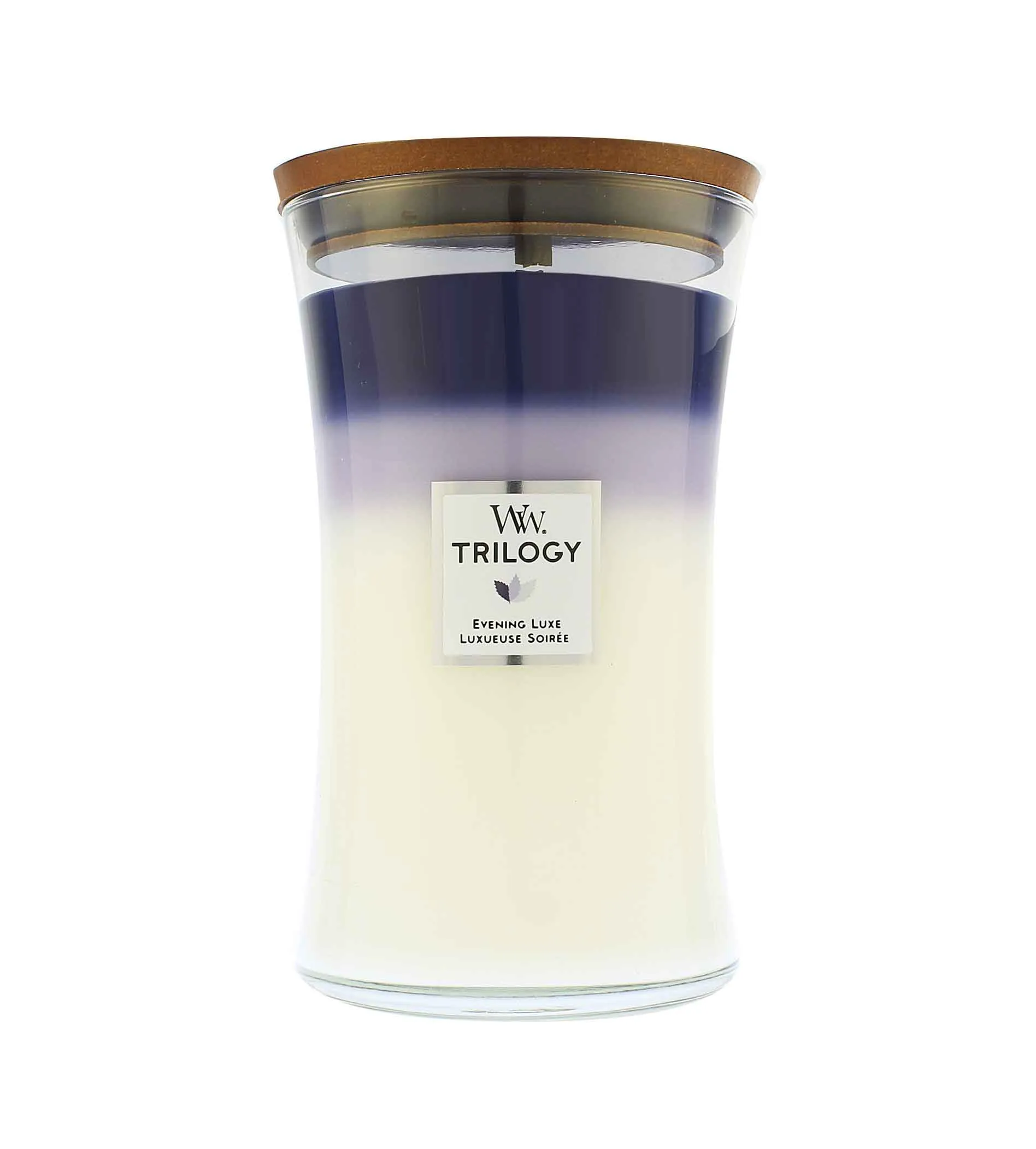 WoodWick Trilogy Evening Luxe Duftkerze mit Holzdocht 609 g