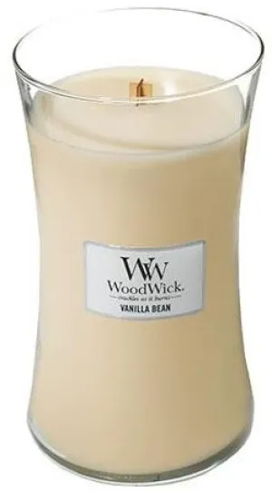 WoodWick Vanilla Bean Duftkerze mit Holzdocht 609,5 g