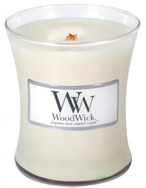 WoodWick Vanilla Bean Duftkerze mit Holzdocht für Frauen