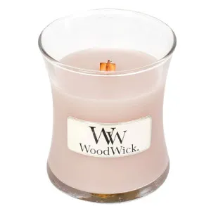 WoodWick Vanilla & Sea Salt Duftkerze mit Holzdocht für Frauen