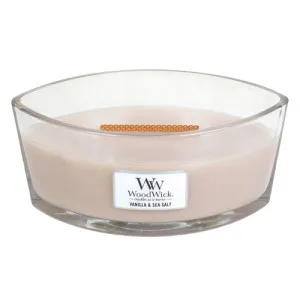 WoodWick Vanilla & Sea Salt Duftkerze mit Holzdocht 453,6 g