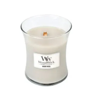 WoodWick Warm Wool Duftkerze mit Holzdocht für Damen