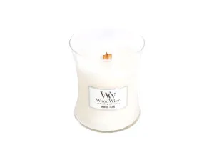 WoodWick White Teak Duftkerze mit Holzdocht für Frauen
