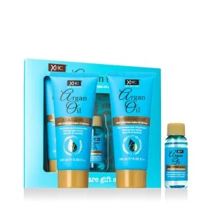 Xpel Arganöl Geschenkset Shampoo 100 ml + Conditioner 100 ml + Haarserum
