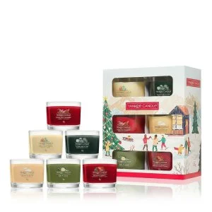 Yankee Candle Geschenkset mit 6 gefüllten Mini-Votivkerzen