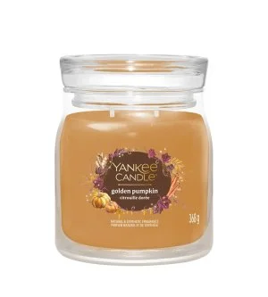 Yankee Candle Pumpkin Cinnamon Swirl Signature Kerze mittel 368 g