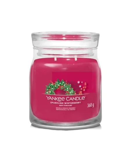 Sparkling Winterberry Signature Duftkerze mittel 368 g