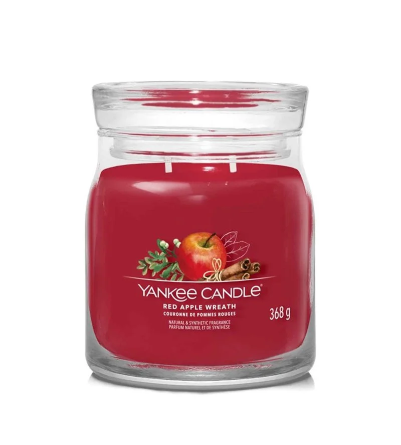 Red Apple Wreath Signature Duftkerze mittel 368 g