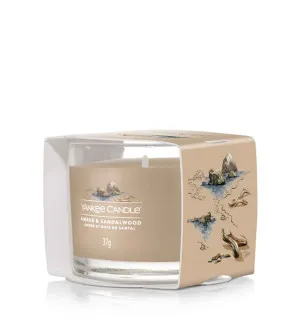 Yankee Candle Amber & Sandalwood Votivkerze im Glas 37 g