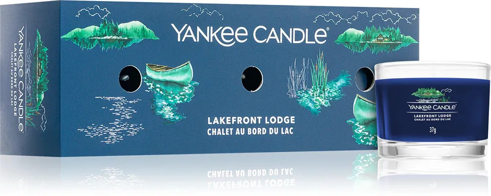 Lakefront Lodge Votivkerze im Glas 3 x 37 g 3x37 g