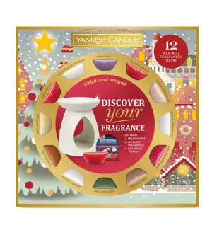 Yankee Candle Passport to the Holidays Geschenkset Aromalampe + Duftwachs 12x22 g