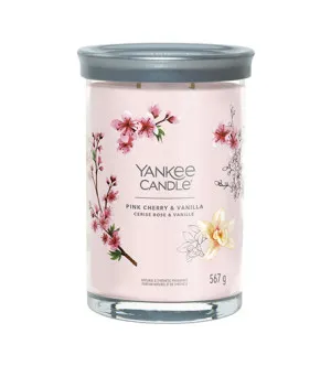 Yankee Candle Pink Cherry & Vanilla Signature Tumbler groß 567 g